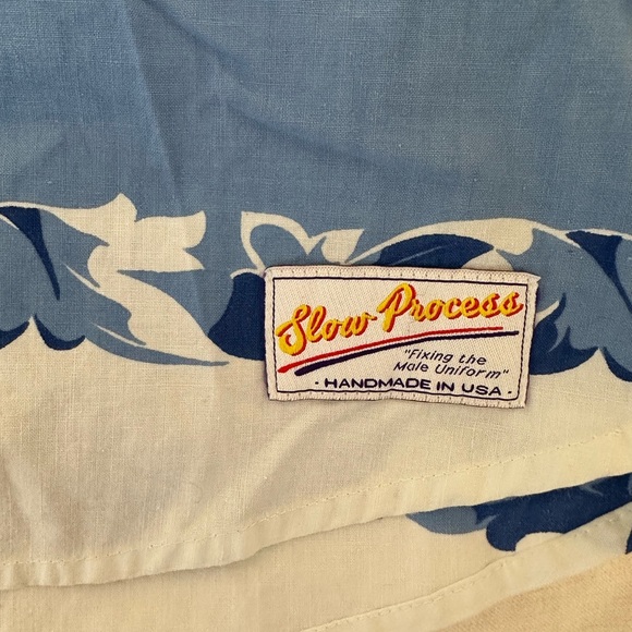 Slow Process handmade Hawaiian “Jersey”. Men’s medium. New w/ tags - Picture 5 of 8